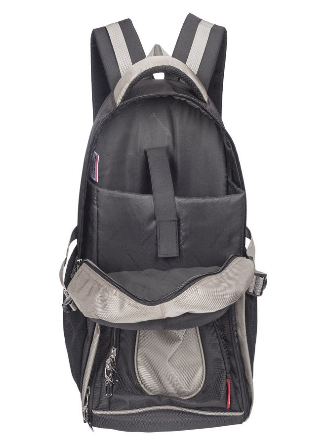 Cosmus Apollo 15.6 inch Casual Laptop Backpack/Travel Laptop Bag (Black & Grey) - Image 5