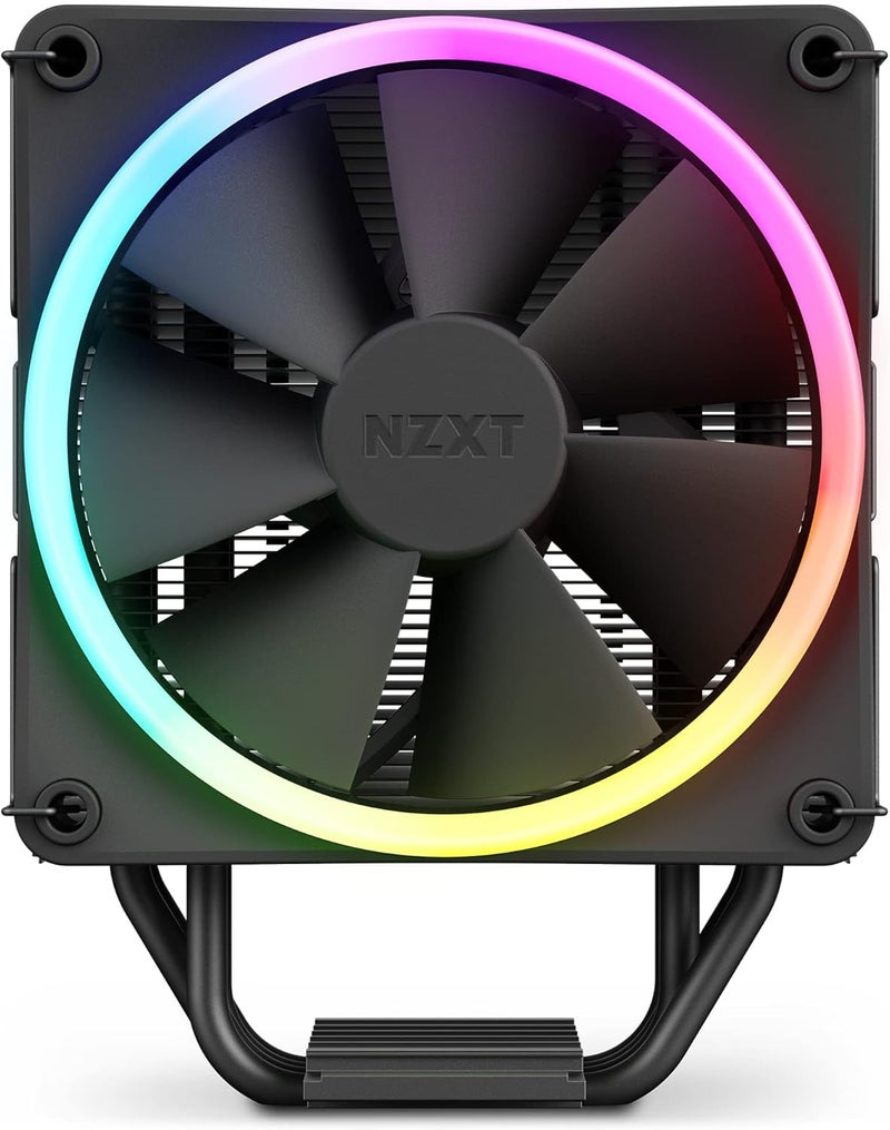ان زد اكس تي NZXT T120 مبرد هواء للمعالج RGB - RC-TN120-B1 - مبرد سائل للمعالج RGB - أنابيب نحاسية موصلة - محامل ديناميكية سائلة - توافق مع AMD و Intel - اللون أسود - Image 2