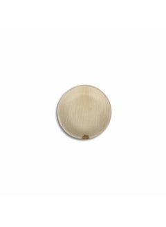 Earthens Earthens 7 Shallow Round Areca Palm Leaf Plate Pack of 25 Plates  - Image 1