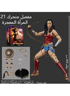 General Wonder Woman character model desktop decoration movable doll model toy collection decoration gift for family and friends  - Image 4