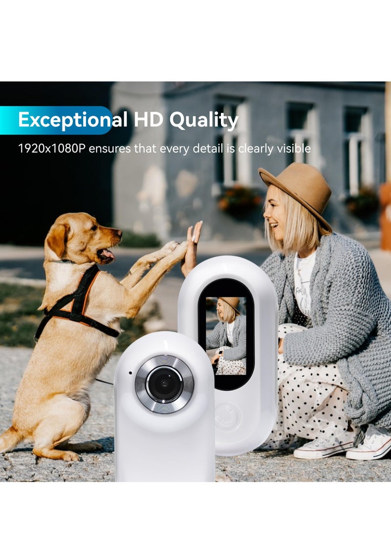 Excefore - Cat Camera Collar with 32G SD Card, Cat Collar Dog Collar Camera，1080P, Portable Tiny Sport Action Pet Collar Camera, Video Records,Indoor/Outdoor,Birthday Gifts for Cat, Dog - Image 1