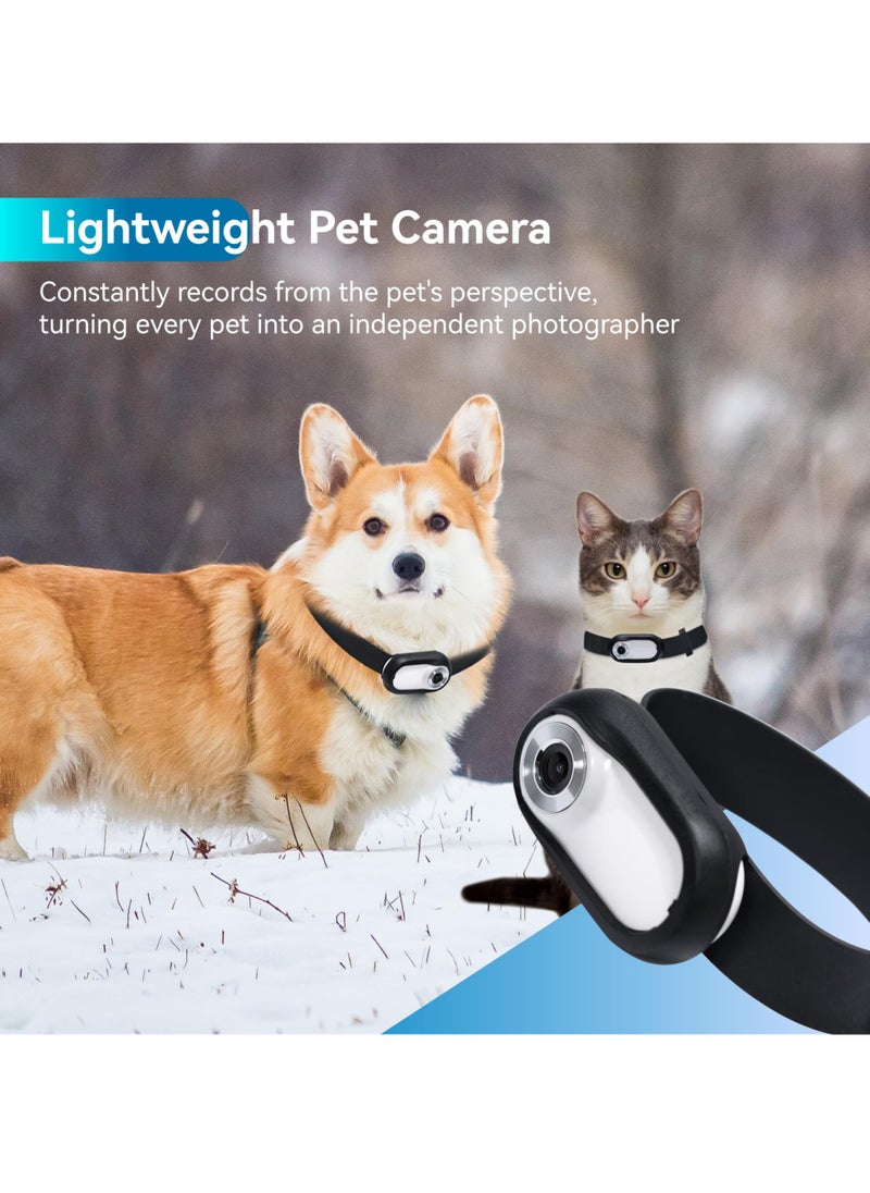Excefore - Cat Camera Collar with 32G SD Card, Cat Collar Dog Collar Camera，1080P, Portable Tiny Sport Action Pet Collar Camera, Video Records,Indoor/Outdoor,Birthday Gifts for Cat, Dog - Image 1