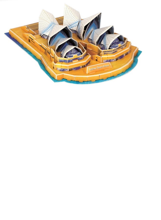 بيوينتي نموذج ثلاثي الأبعاد لعمارة العالم - Puzzle ثلاثي الأبعاد لدار أوبرا سيدني (سيدني، أستراليا)