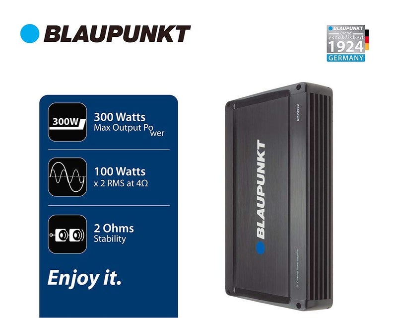 Blaupunkt AMP2002 2000watts 2-Channel, Full-Range Amplifier Car SUV and More - Image 3