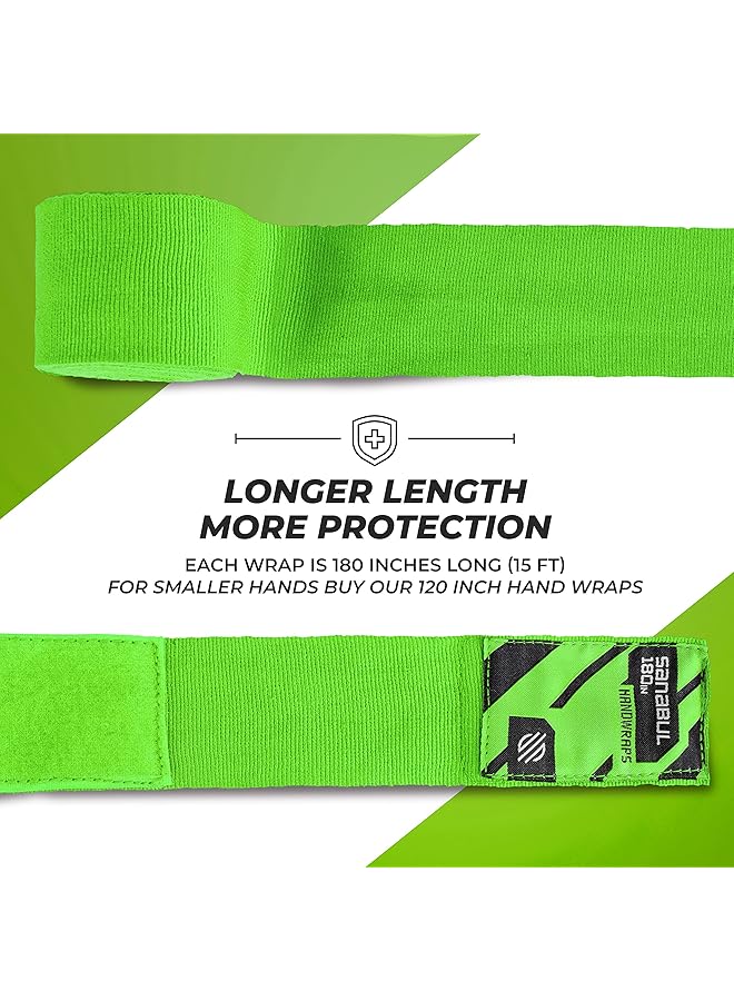 Sanabul  Elastic Professional 180 inch Handwraps for Boxing Kickboxing Muay Thai MMA - Image 4