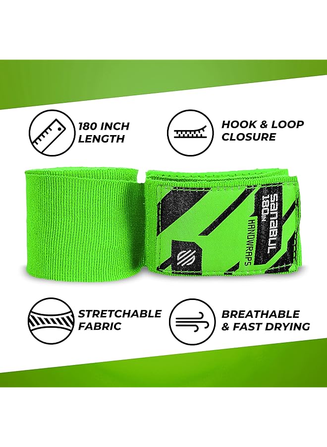 Sanabul  Elastic Professional 180 inch Handwraps for Boxing Kickboxing Muay Thai MMA - Image 3