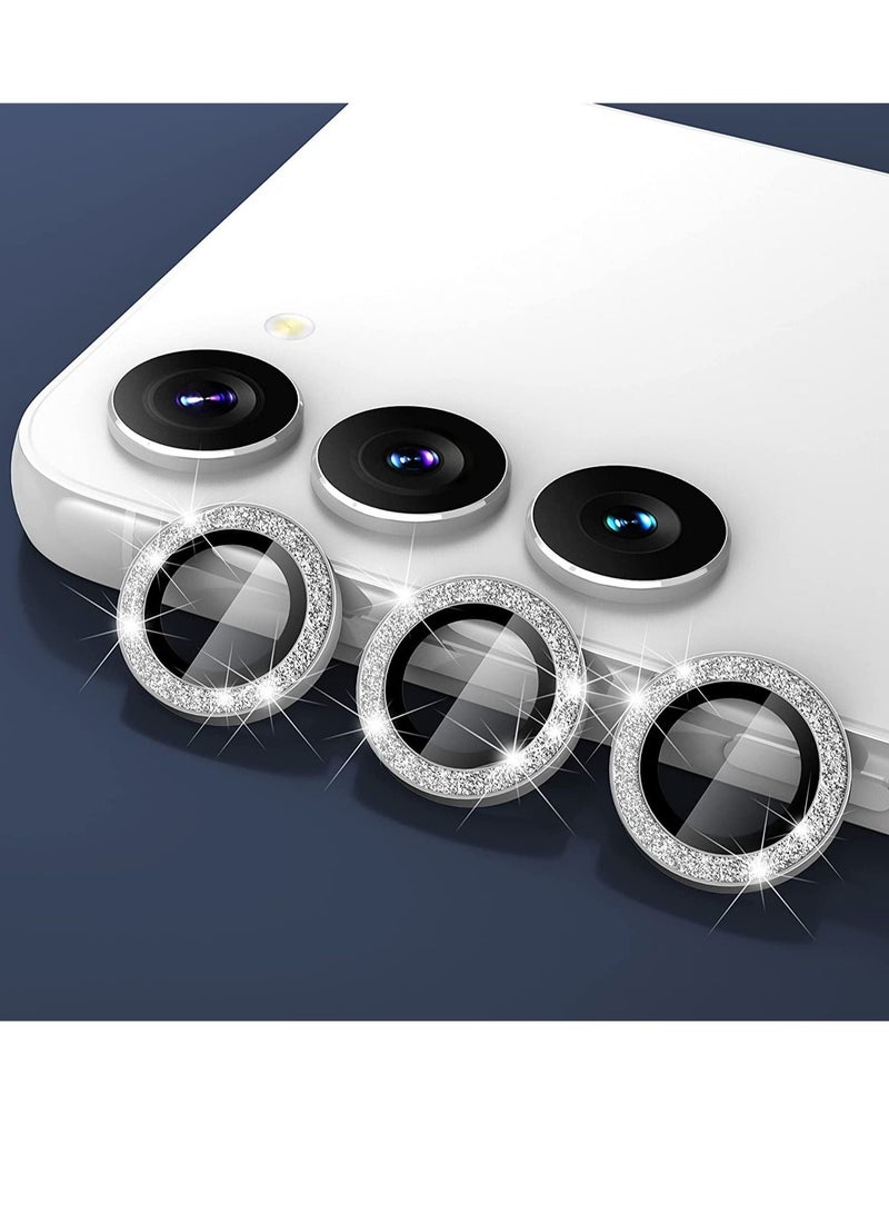 ELTRAZONE [3+3 PCS] for Samsung Galaxy S23/ S23 Plus Camera Lens Protector, Premium Tempered Glass Glitter Camera Lens Protector - Image 5