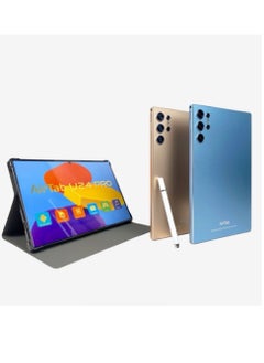 AirTab U24 Pro Smart Tablet 10.1-FHD Inch Display 16GB RAM 1TB ROM – With Arabic Keyboard BLUE  - Image 1