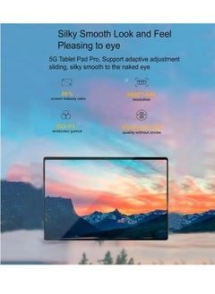 AirTab U24 Pro Smart Tablet 10.1-FHD Inch Display 16GB RAM 1TB ROM – With Arabic Keyboard BLUE  - Image 4