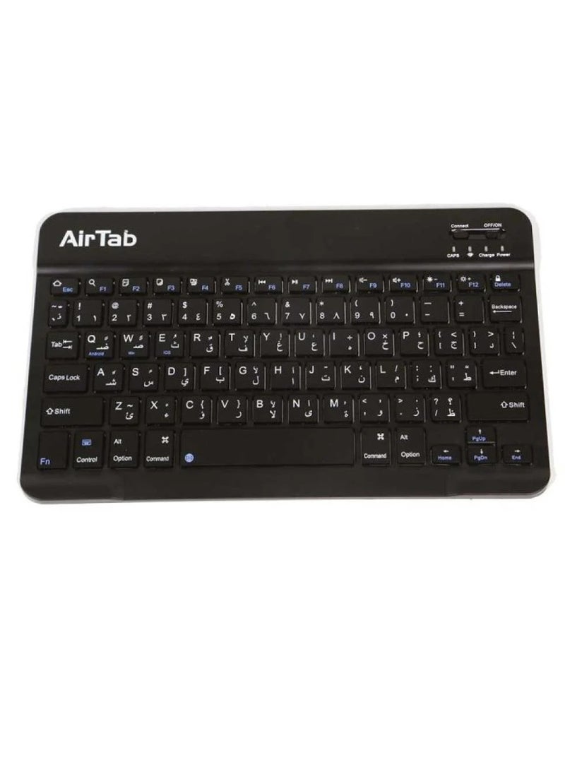 AirTab - U24 Pro Smart Tablet 10.1-FHD Inch Display 16GB RAM 1TB ROM – With Arabic Keyboard BLUE - Image 1