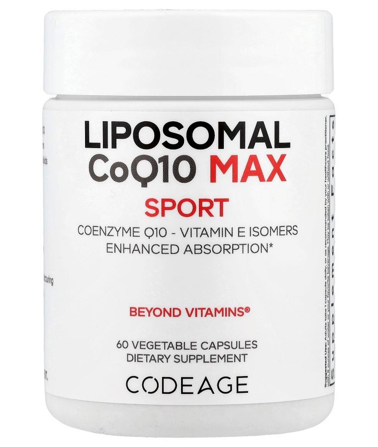 Codeage Liposomal CoQ10 Max Sport 60 Vegetable Capsules