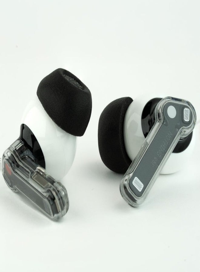 Comply TWo-230-A | Premium Memory Foam Replacement Earbud Tips for JBL Tour Pro 3, Nothing Ear, OnePlus Buds, & More | Ultimate Comfort, Secure Fit, Superior Noise Isolation| Black (S/M/L) (3 Pairs) - Image 5