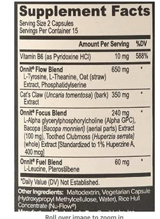 Onnit كبسولات لابز ألفا برين 30 - Image 2