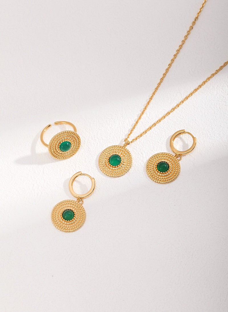Vintage gold/sterling silver necklace length adjustable necklace pendant for women girls gifts - Image 2