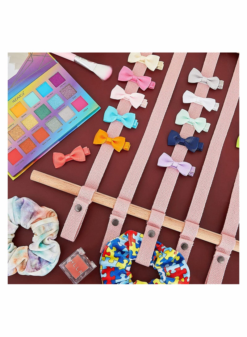 Hair Bow Holder Organizer for Girls, Headbands & Hair Clips Storage Display (Set of 2)