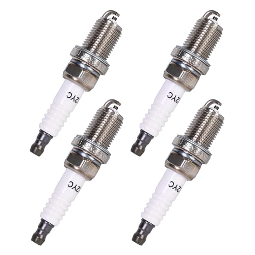 EKLN RC12YC Spark Plug 4Pack for Briggs and Stratton 491055 491055S 692051 792015 72347GS 805015 499608 491055T 694385 5066 Kohler 12 132 02S Lawn Mower Engine - Image 1