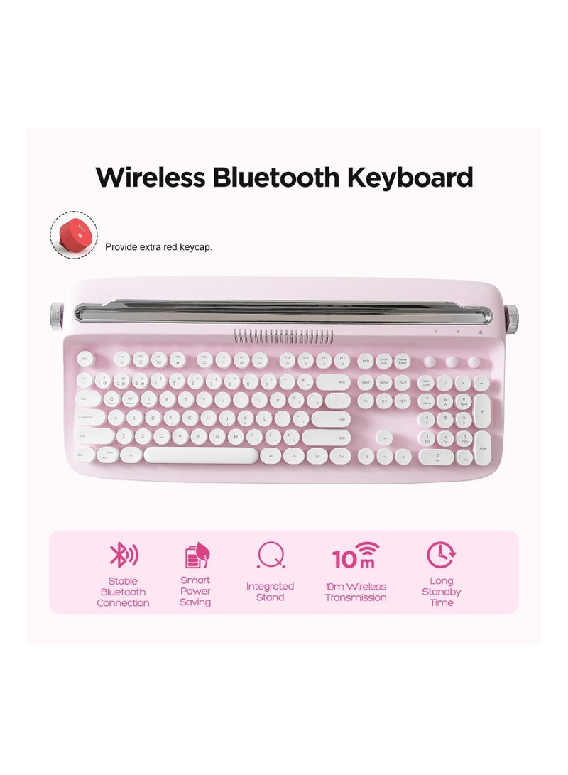 ACTTO Retro Wireless Bluetooth Typewriter Keyboard B503