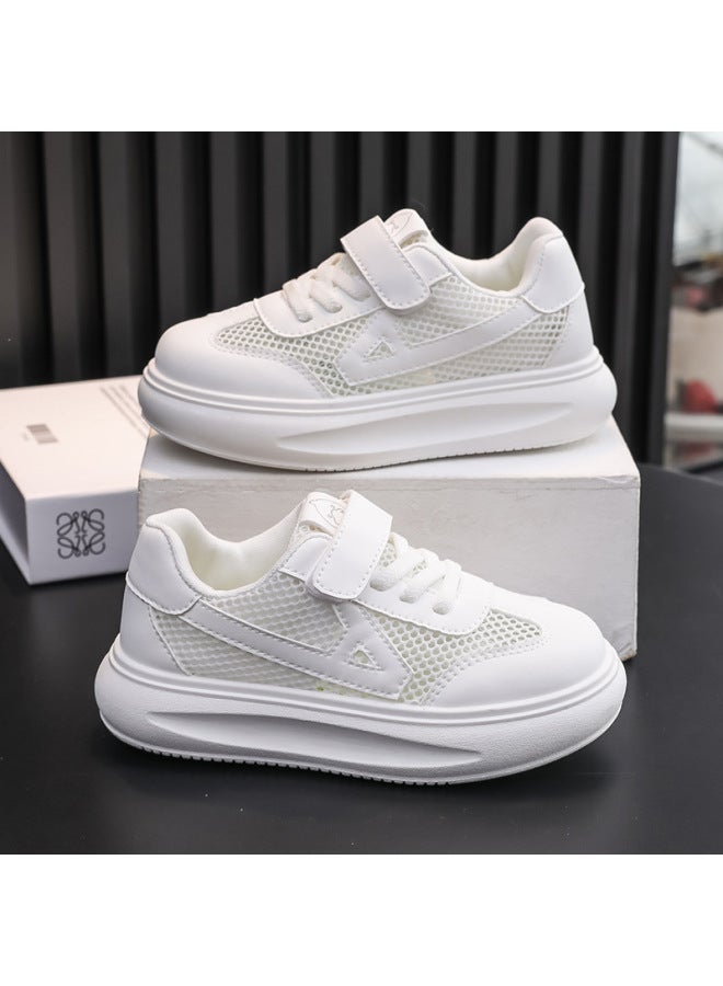 Autumn New Children's Dad Shoes Boys' Sports Shoes Girls' Leather Running Shoes Toddler Shoes Trendy