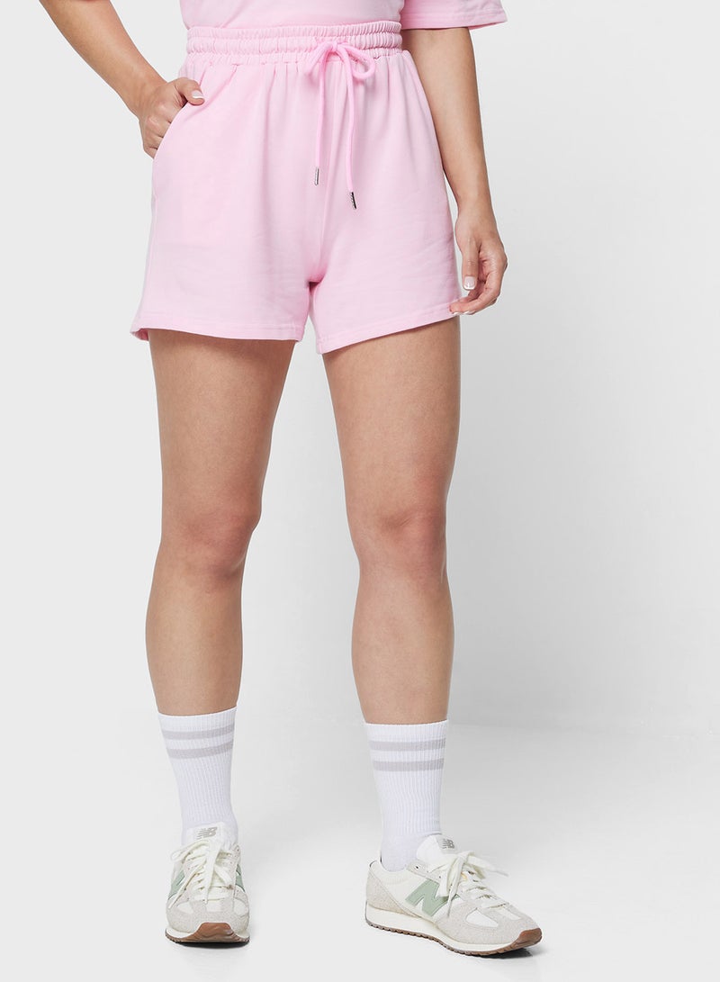 Ginger Basics Cotton Blend Oversize T-shirt & Sweatshort Set - Image 4