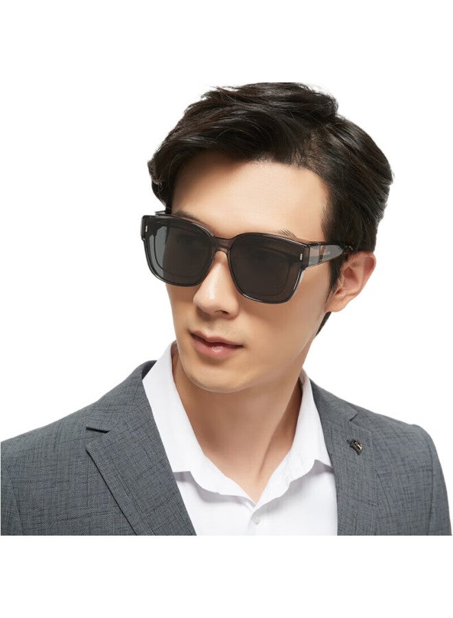 One&One Sunglasses Clip-On Polarized Men'S Uv Protection Driving Travel Sunglasses For Myopia - Image 1