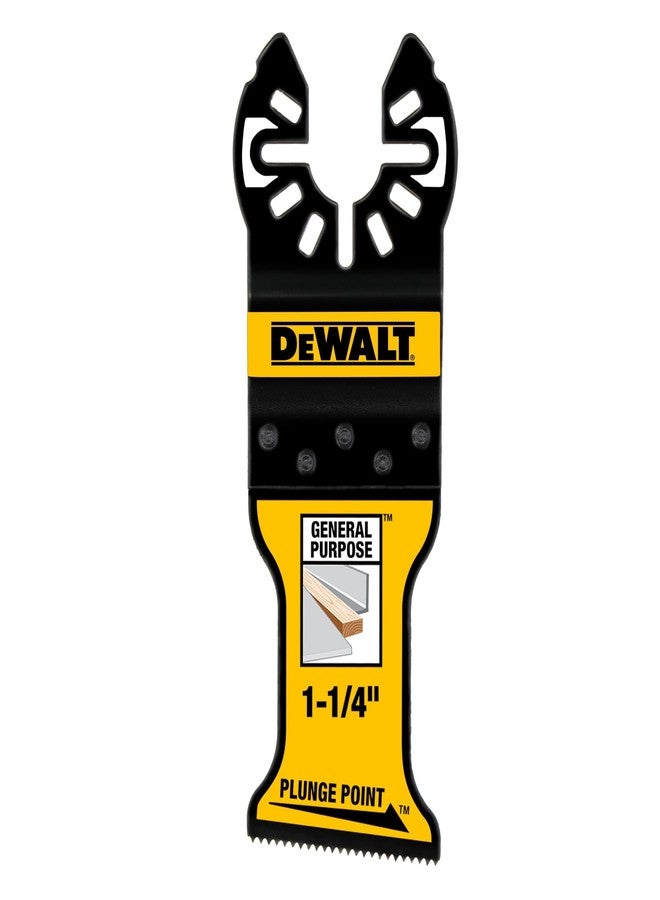 DEWALT 1 1/4' PLUNGEPOINT Oscillating Tool Blade, General Purpose Blade, 10 Pack (DWA4258B) - Image 1