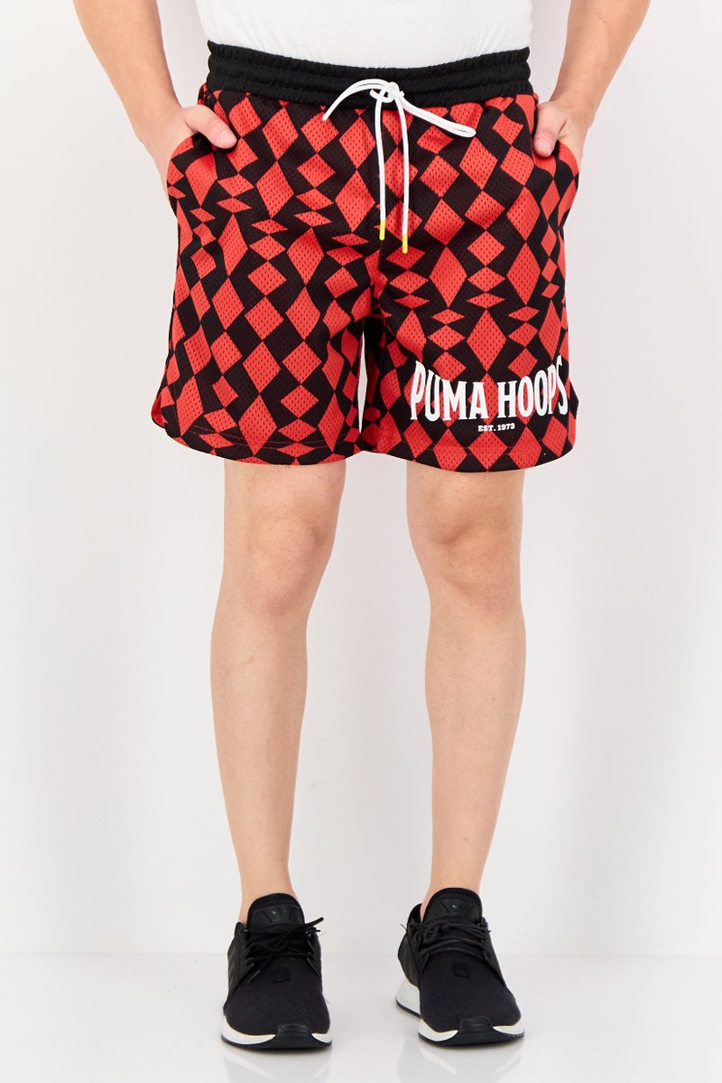 PUMA Men Sportswear Fit Allover Print Outdoor Shorts, Multicolor - Image 1