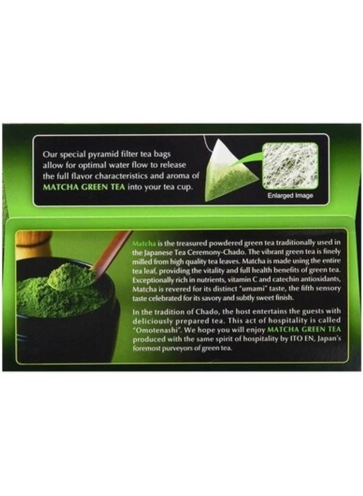 Ito En Matcha Green Tea Ginger 20 Tea Bags - Image 4