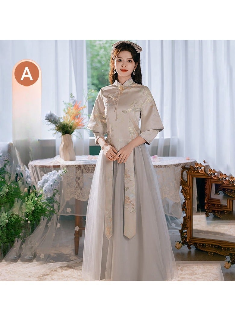 KUYING New Fashionable and Elegant Bridesmaid Dress - Image 1