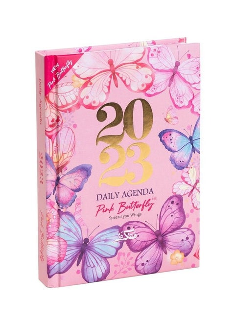 Agenda Only 2023 - Pink Butterfly