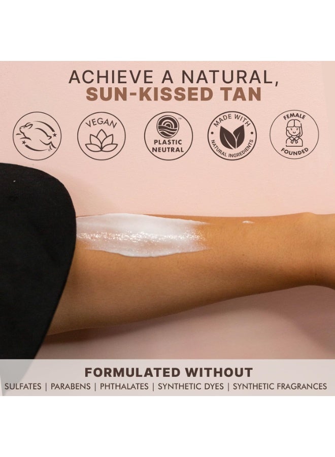 Beauty by Earth Tanning Lotion Self Tanner - USA Made with Natural and Organic Ingredients Non Toxic Sunless Browning Lotion, Best Gradual Tanner for Men and Women, Streak-Free Fake Tan, Fair to Medium - Image 2
