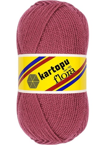 Kartopu Flora Slippers Socks Hand Knitting Yarn 100 gr 
