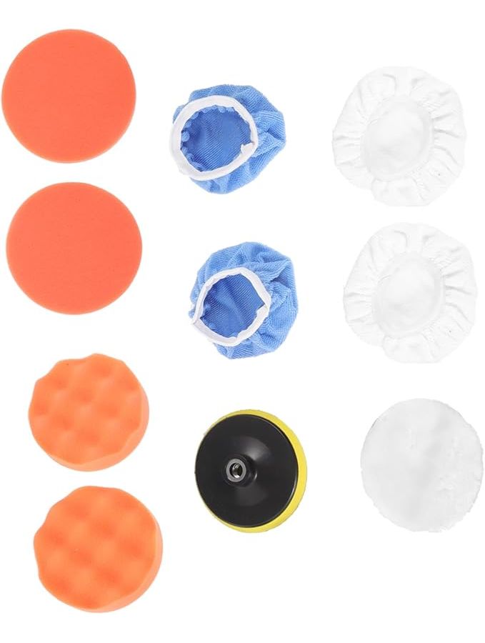 10pcs Car Detailing Polishing Machine Accessories Kit Buffing Pads Drill Attachment - Image 1