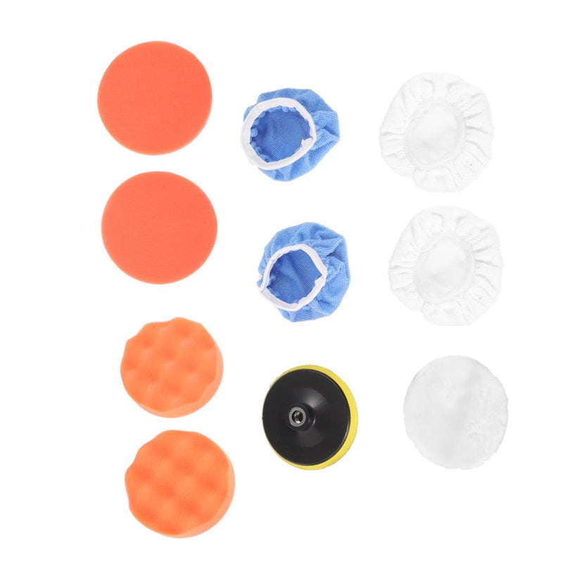 10pcs Car Detailing Polishing Machine Accessories Kit Buffing Pads Drill Attachment - Image 2