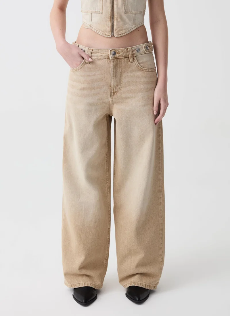 او في اس Straight-Fit Jeans With Ties
