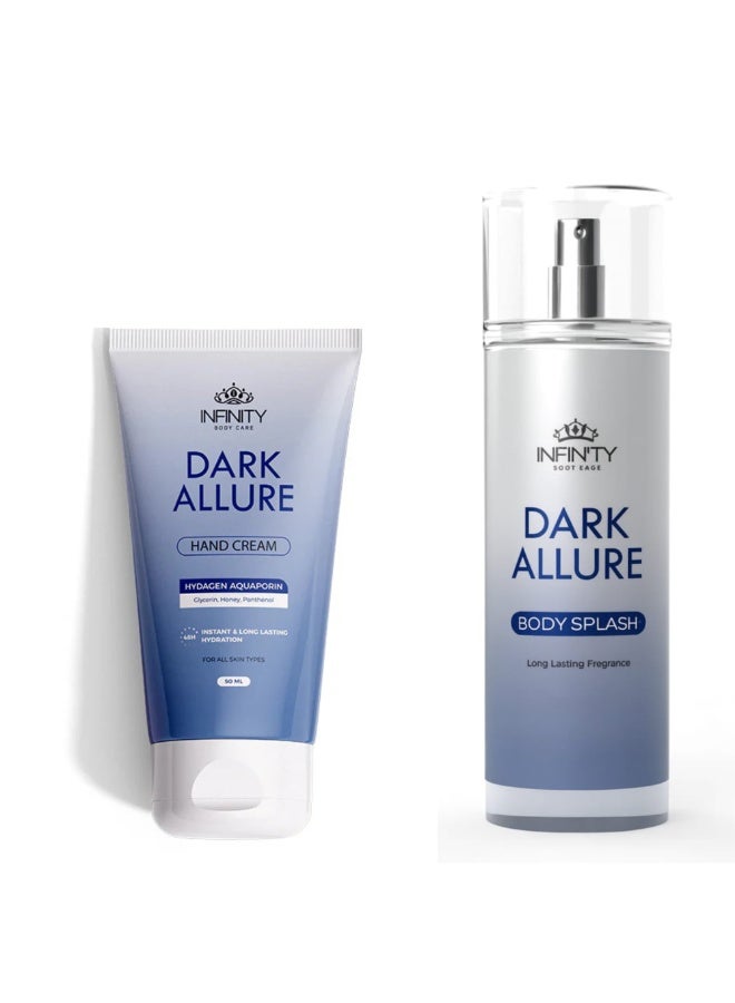 إينفينيتي انفنيتي ترطيب وانتعاش دارك الور (بادي سبلاش 150 مل +هاند كريم )
