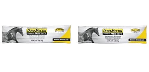 durvet Duramectin Ivermectin Paste 1.87% for Horses, 0.21 oz (Pack of 2) - Image 1