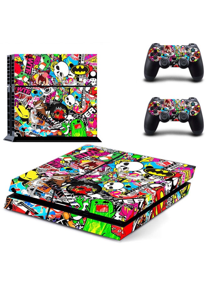Ps4 Body Stickers Colorful Stickers Skin Sticker Film Personalized Color Stickers Matt
