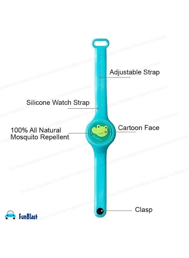 فنبلاست سوار معصم مضيء من فن بلاست للأطفال - مجموعة من 6 قطع أساور معصم للأطفال للأولاد والبنات، سوار لطيف مع سوار معصم مضيء LED، هدية إرجاع للأطفال - عشوائي (مجموعة من 6 قطع - عشوائي) - Image 3