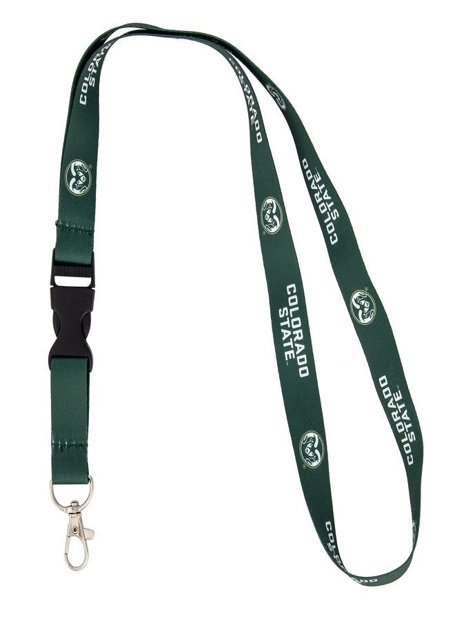 Desert Cactus Colorado State University Lanyard CSU Rams Car Keys ID Badge Holder Keychain Detachable Breakaway Snap Buckle (Green) - Image 1