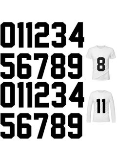  22 Pieces Heat Transfer Numbers 0 to 9 Jersey Numbers