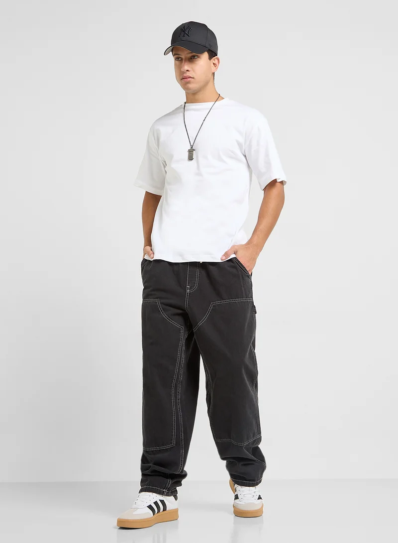 سفنتي فايف Graphic Oversized T-Shirt