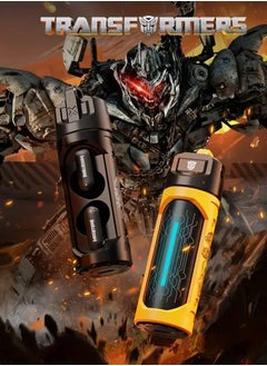 TRANSFORMERS Transformers TF-T11 Wireless Bluetooth Earbuds Gaming Headphones Long Battery Life Headset Low Latency HIFI Stereo Sound with Music Noise Cancellation Calls Yellow  - Image 5