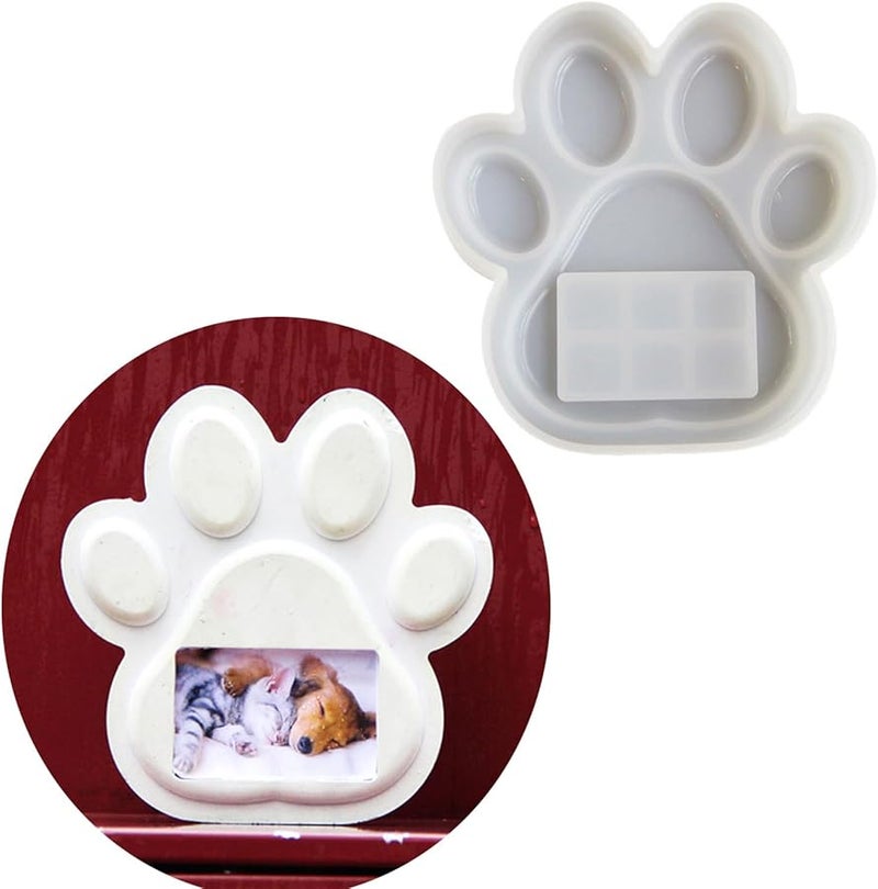 Silicone Paw Print Frame Mold For Crafts Jewelry Making And Home Decor - Image 3