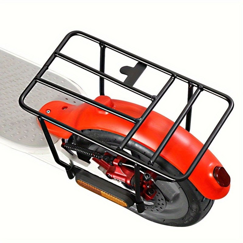 Black Basket Rear Cargo Rack Compatible With Xiaomi M365 1S Pro2 Scooter Non Damaging Installation - Image 1