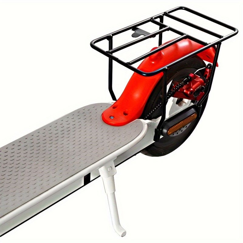 Black Basket Rear Cargo Rack Compatible With Xiaomi M365 1S Pro2 Scooter Non Damaging Installation - Image 2