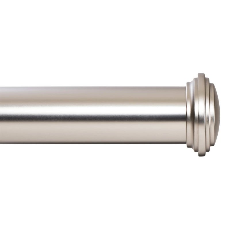 Ivilon Window Curtain Rod Decorative End Cap Design, 1 Inch Rod, 72 to 144 Inch. Oil Rubbed Bronze - Image 1