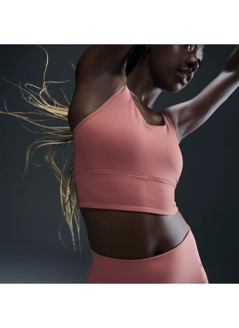 Nike Women's Zenvy Rib Light-Support Yoga Sports Bra