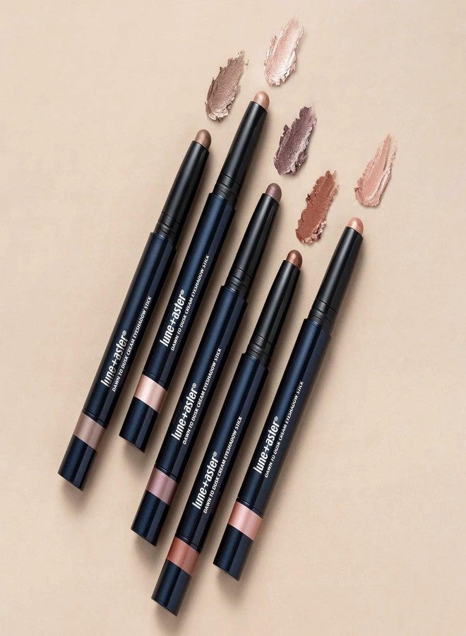Lune+Aster Dawn to Dusk Cream Shimmer Eyeshadow Stick - Frosted Blush - Richly pigmented cream eyeshadow sticks deliver long-lasting color that defines and highlights eyes. - Image 3