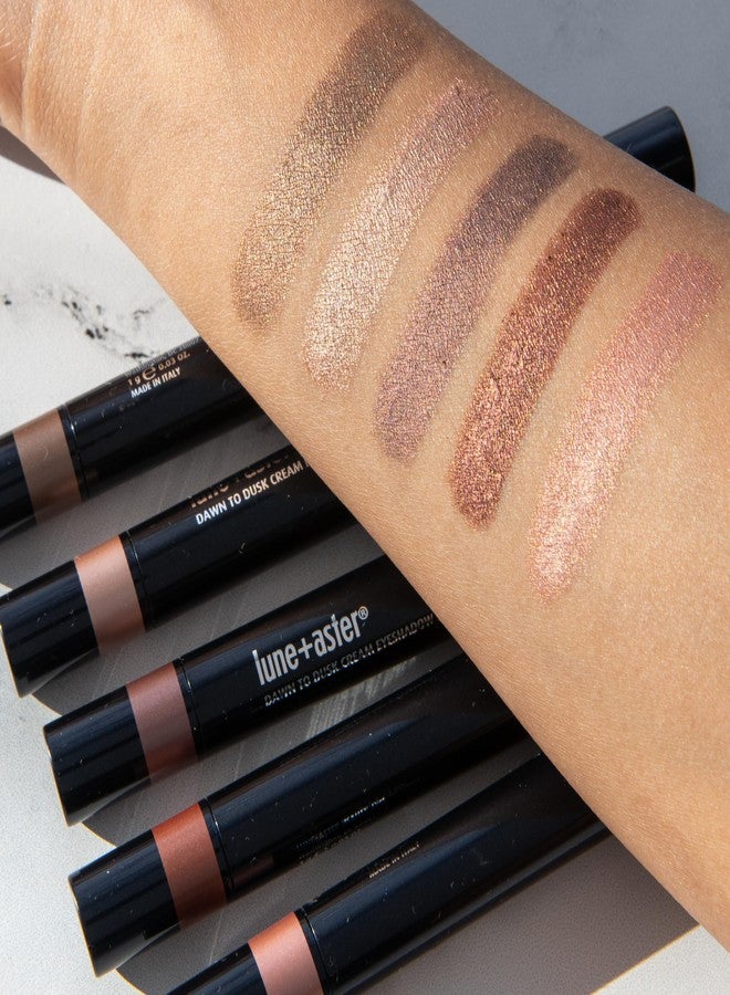 Lune+Aster Dawn to Dusk Cream Shimmer Eyeshadow Stick - Frosted Blush - Richly pigmented cream eyeshadow sticks deliver long-lasting color that defines and highlights eyes. - Image 4