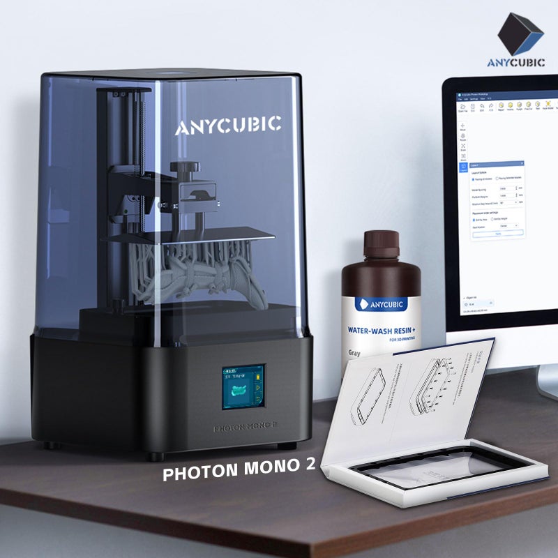 UniTak3D Original Photon Mono 2/Photon Mono 4 FEP Film 197 * 131mm 2Pcs Resin Vat 3D Printer Accessories Compatible with Anycubic Photon Mono 2/Mono 4 10K UV DLP LCD Resin 3D Printer-0.15 Thickness - Image 2